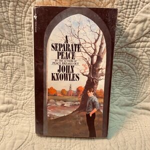 A Separate Peace John Knowles Bantam Books Paperback Novel 1975